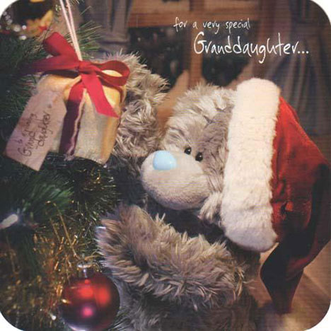 Granddaughter Me to You Bear Christmas Card £1.17
